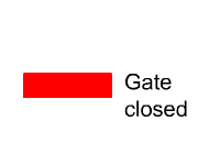 Altstetten operator's view of crossing gates