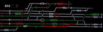 Altstetten operator's view of his own station's trackage